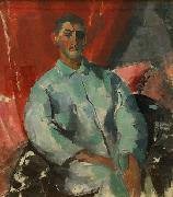 Rik Wouters Self-portrait with Black Bandage oil painting